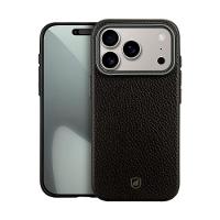 Capa case capinha para iPhone 17 Pro - Magsafe Tech Couro - Preta - Gshield - 1