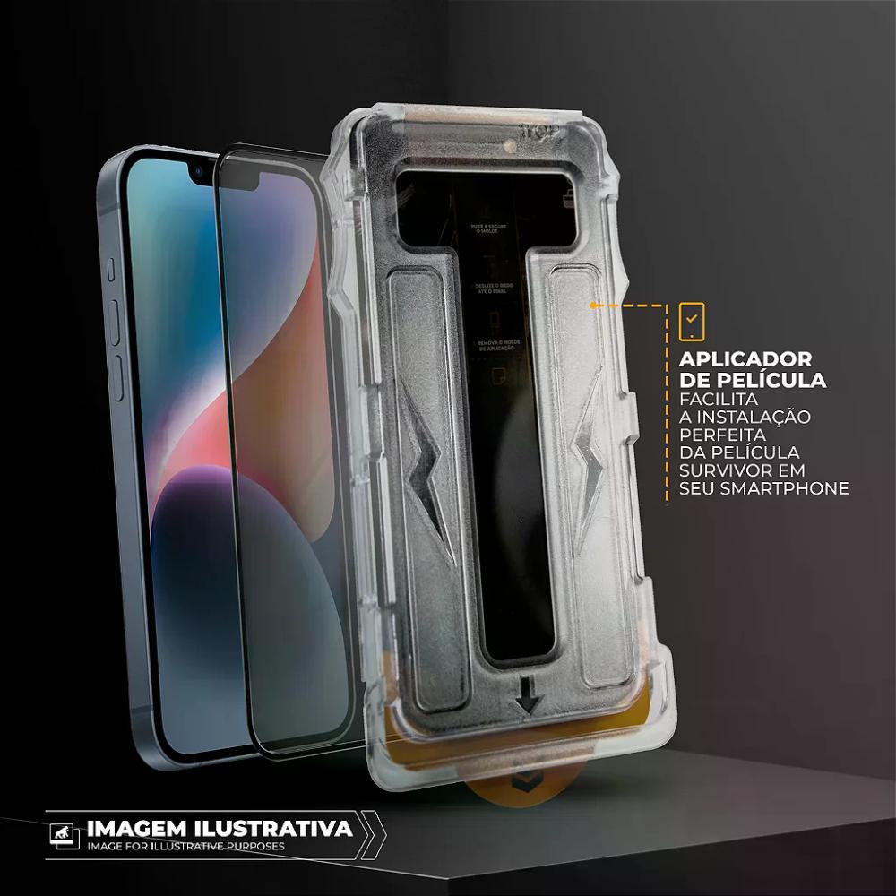 Película para iPhone 17 Pro Max - Fosca Antirreflexo com Aplicador - Survivor - Gshield - 4