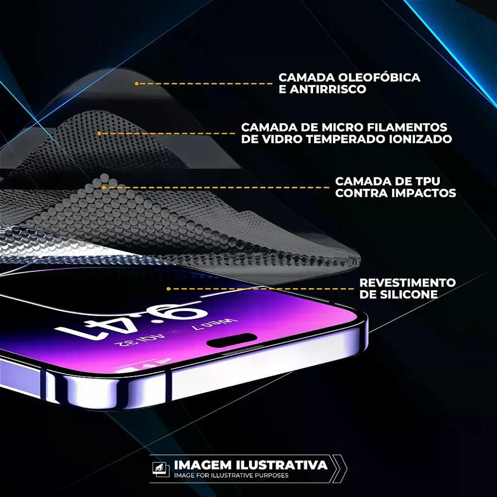 Película para iPhone 17 Pro Max - Defender Glass Preta - Gshield - 4