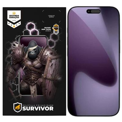 Película para iPhone 17 Pro Max - Privacidade com Aplicador - Survivor - Gshield