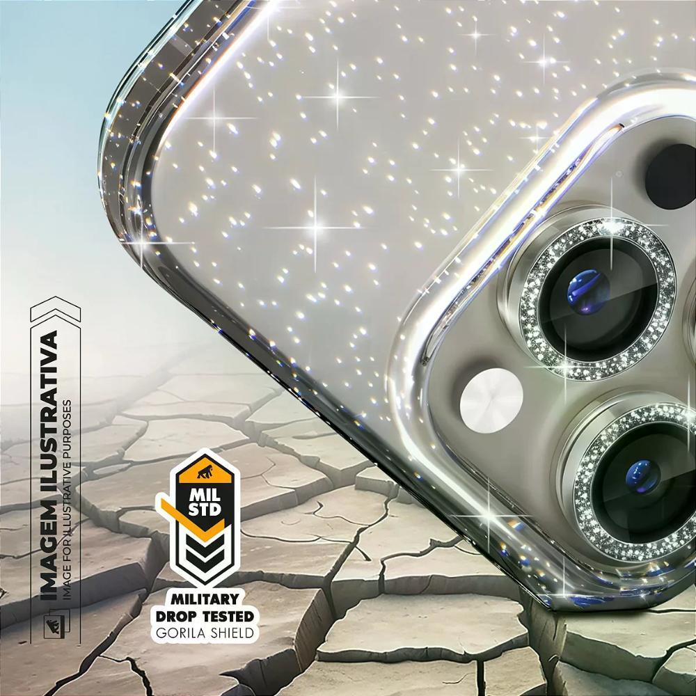 Capa case capinha para iPhone 17 Pro Max - MagSafe Glitter - Gshield - 6