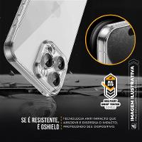 Kit Capa case capinha Crystal Slim para iphone 17 Air +  Ventosa - Preto - Gshield - 5