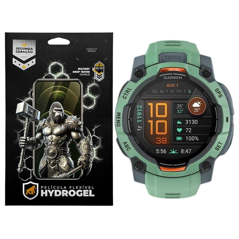 Película para Garmin Instinct 3 - Hydrogel HD - Gshield - 1