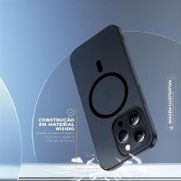 Capa case capinha para iPhone 13 - Crystal Slim Magsafe - Dark - Gshield - 7