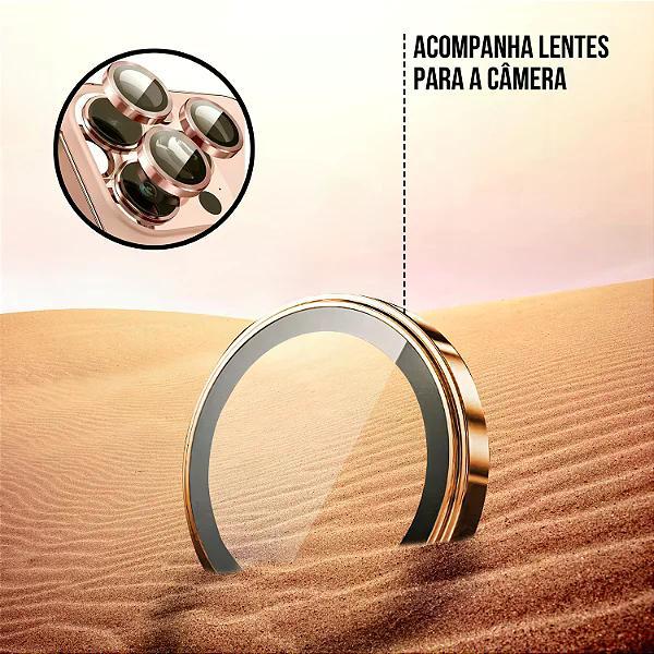 Capa case capinha para iPhone 15 Pro Max - MagSafe Titanium Desert - Gshield - 6