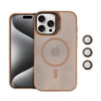 Capa case capinha para iPhone 15 Pro Max - MagSafe Titanium Desert - Gshield - 1