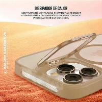 Capa case capinha para iPhone 15 Pro Max - MagSafe Titanium Desert - Gshield - 3
