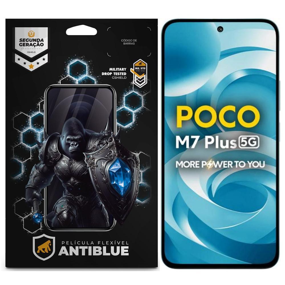 Película para Xiaomi Poco M7 Plus - AntiBlue - Gshield - 1