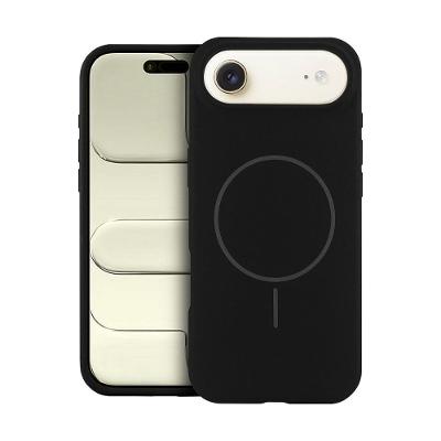 Capa case capinha para iPhone Air - Silicon Liquid Magsafe - Preta - Gshield