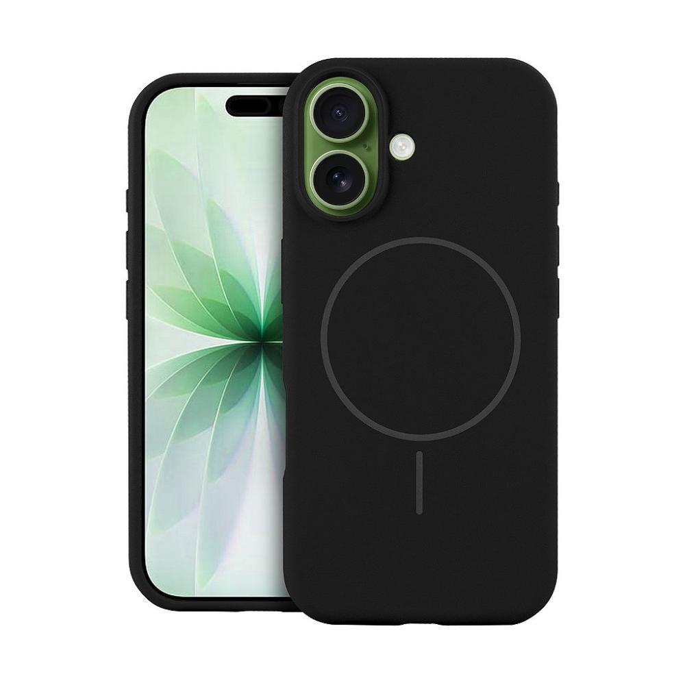 Capa case capinha para iPhone 17 - Silicon Liquid Magsafe - Preta - Gshield - 1