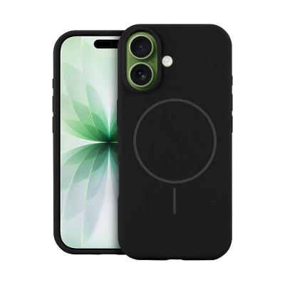 Capa case capinha para iPhone 17 - Silicon Liquid Magsafe - Preta - Gshield