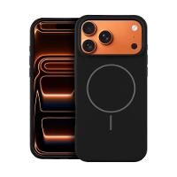 Capa case capinha para iPhone 17 Pro Max - Silicon Liquid Magsafe - Preta - Gshield - 1