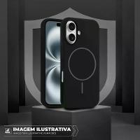 Capa case capinha para iPhone 17 Pro Max - Silicon Liquid Magsafe - Preta - Gshield - 5