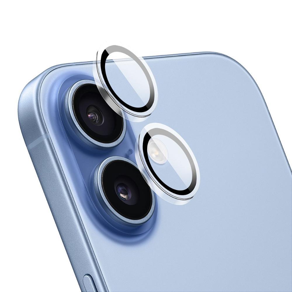 Protetor de Lente para iPhone 17 - Survivor - Transparente com molde aplicador - Frame para câmera - Gshield - 1