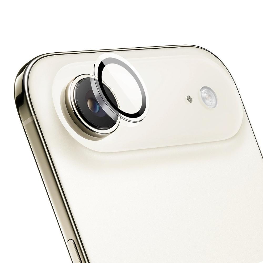 Protetor de Lente para iPhone Air - Survivor - Transparente com molde aplicador - Frame para câmera - Gshield - 1