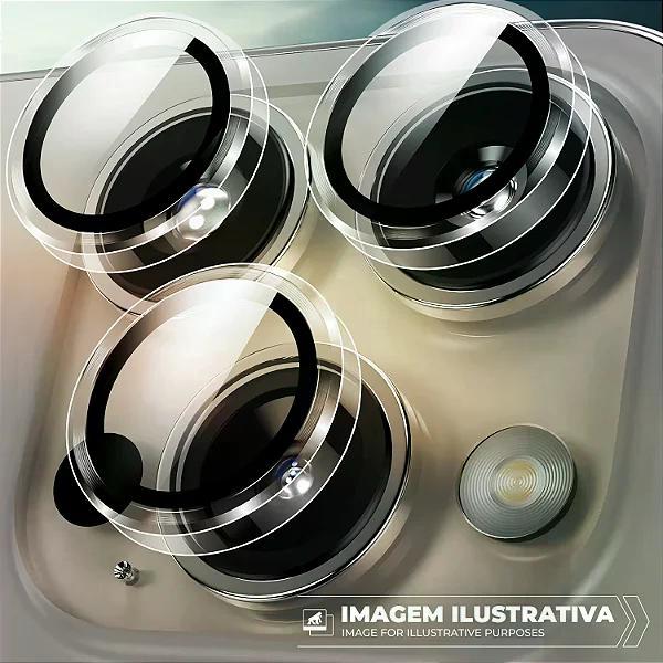 Protetor de Lente para iPhone 17 Pro Max - Survivor - Transparente com molde aplicador - Frame para câmera - Gshield - 2