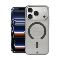 Capa case capinha para iPhone 17 Pro - Crystal Slim Magsafe - NÃO AMARELA - Titanium - Gshield - 1
