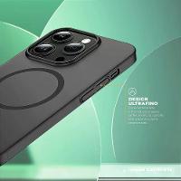 Capa case capinha para iPhone 17 Pro - Crystal Slim Magsafe - NÃO AMARELA - Titanium - Gshield - 6