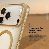 Capa case capinha para iPhone 17 Pro Max - Crystal Slim Magsafe - NÃO AMARELA - Desert - Gshield