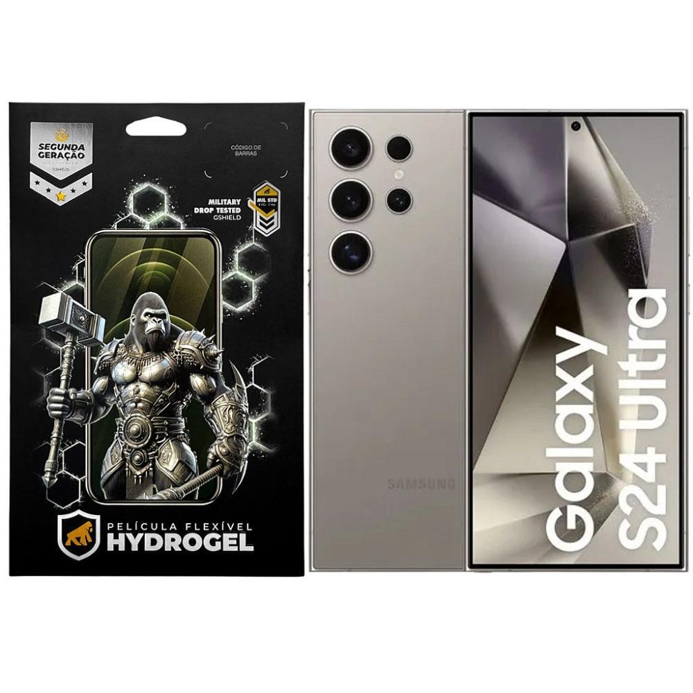 Kit Película Frontal + Traseira para Samsung Galaxy S24 Ultra - Proteção Completa - Gshield - 1