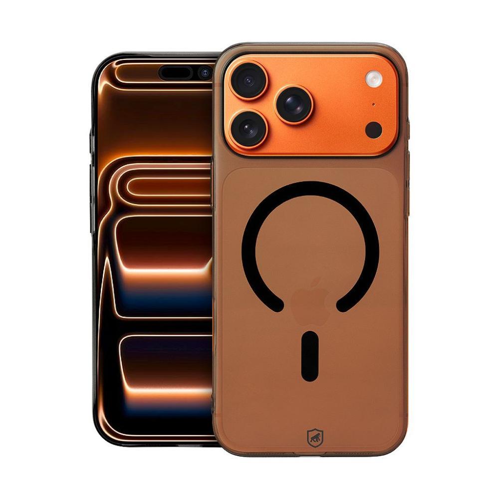 Capa case capinha para iPhone  17 Pro Max - Crystal Slim Magsafe - NÃO AMARELA - Dark - Gshield - 1