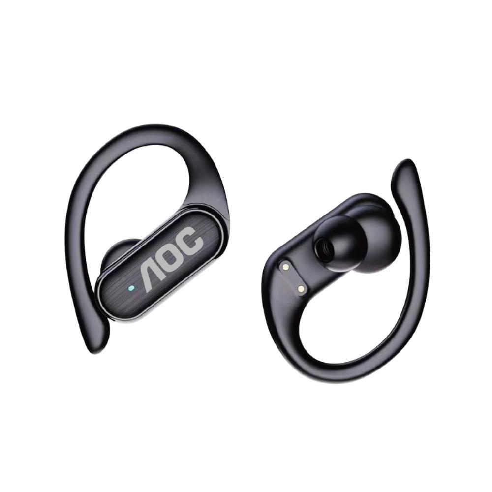 Fone de ouvido Earbuds Clip V5.4 - Preto - AOC - 5