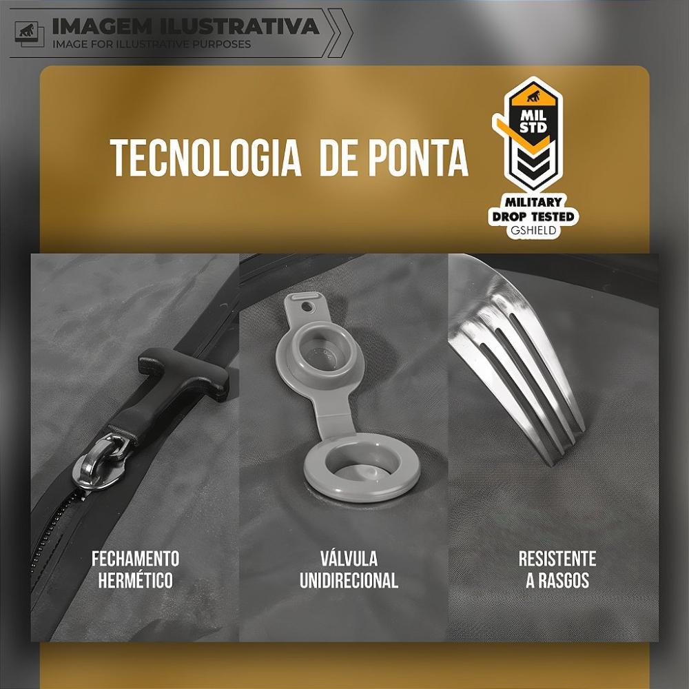 Saco à Vácuo para Viagem à Prova d’Água com Vedação Hermética - Safe Bag - Gshield - 3