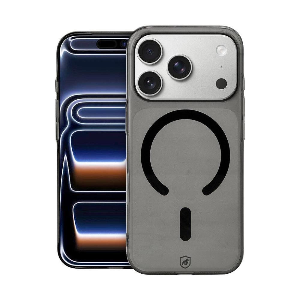 Capa case capinha para iPhone 17 Pro - Crystal Slim Magsafe - NÃO AMARELA - Dark - Gshield - 1