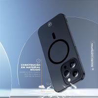 Capa case capinha para iPhone 17 Pro - Crystal Slim Magsafe - NÃO AMARELA - Dark - Gshield - 7