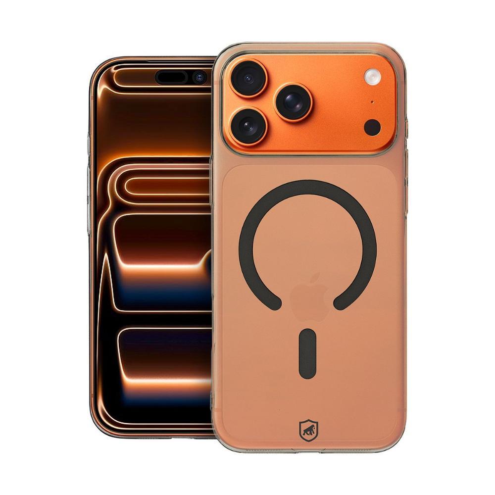 Capa case capinha para iPhone 17 Pro Max - Crystal Slim Magsafe - NÃO AMARELA - Titanium - Gshield - 1