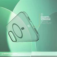 Capa case capinha para iPhone 17 Pro Max - Crystal Slim Magsafe - NÃO AMARELA - Titanium - Gshield