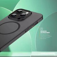 Capa case capinha para iPhone 17 Pro Max - Crystal Slim Magsafe - NÃO AMARELA - Titanium - Gshield - 6