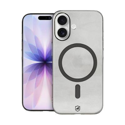 Capa case capinha para iPhone 17 - Crystal Slim Magsafe - NÃO AMARELA - Titanium - Gshield