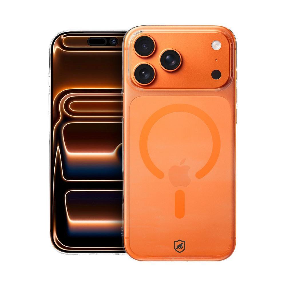 Capa case capinha para iPhone 17 Pro Max- Crystal Slim Magsafe - NÃO AMARELA - Transparente - Gshield - 1