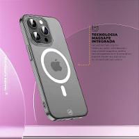 Capa case capinha para iPhone 17 Pro Max- Crystal Slim Magsafe - NÃO AMARELA - Transparente - Gshield - 3