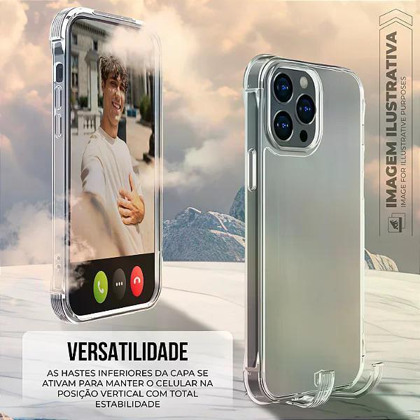 Capa case capinha para iPhone 17 Pro - Lybrid - Preta - Gshield - 7