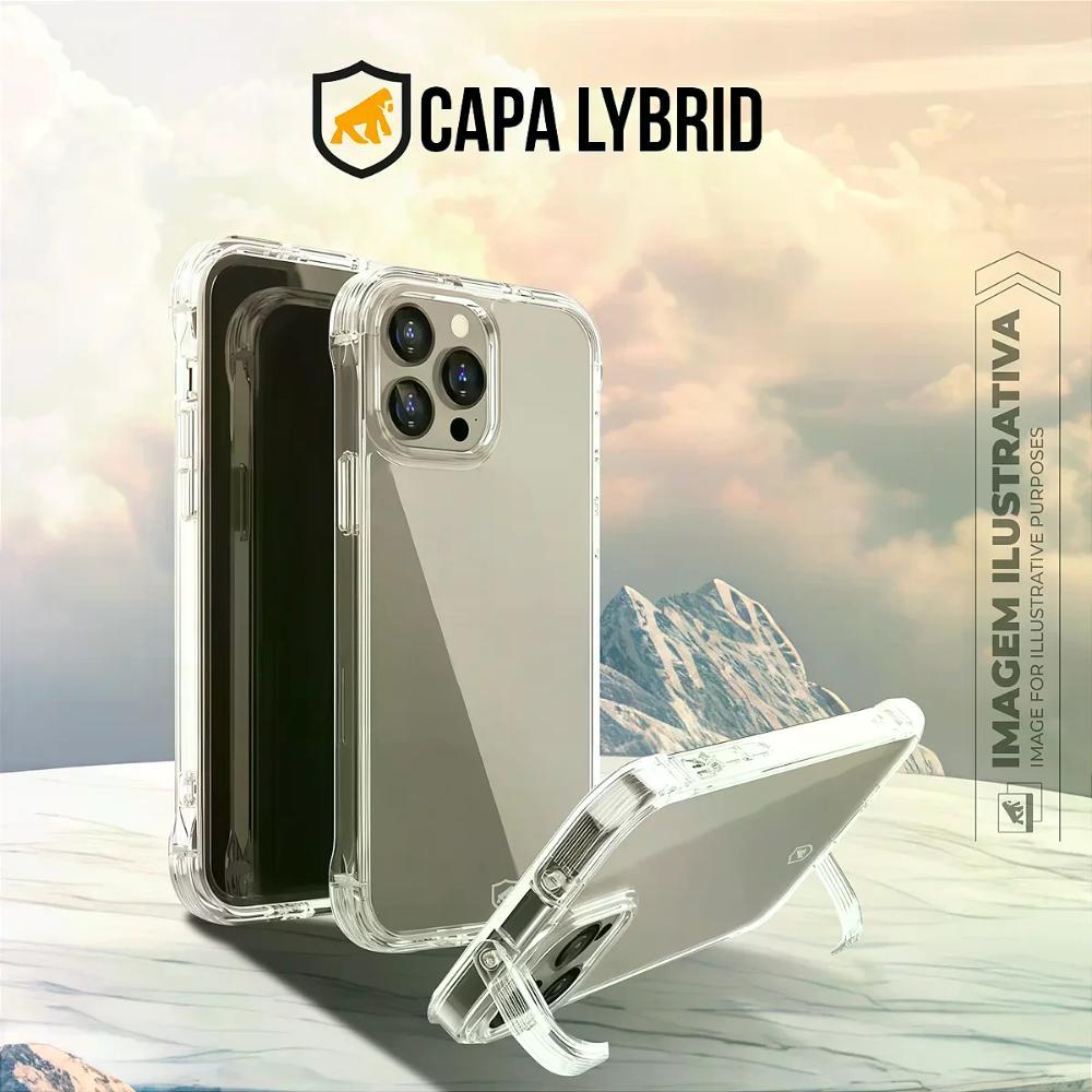 Capa case capinha para iPhone 17 Pro - Lybrid - Preta - Gshield - 8