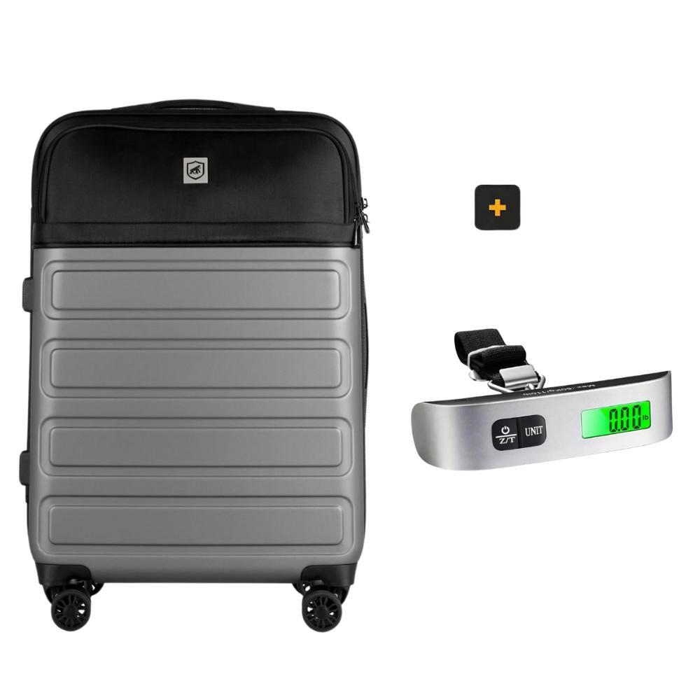 Mala de Viagem Armor - Para Despachar - Gshield + Balança Digital Portátil para Bagagem - Verde - 2