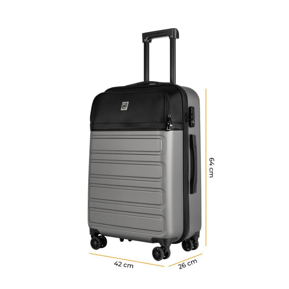 Mala de Viagem Armor - Para Despachar - Gshield + Balança Digital Portátil para Bagagem - Verde - 9