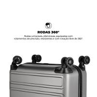 Mala de Viagem Armor - Para Despachar - Gshield + Balança Digital Portátil para Bagagem - Verde - 5