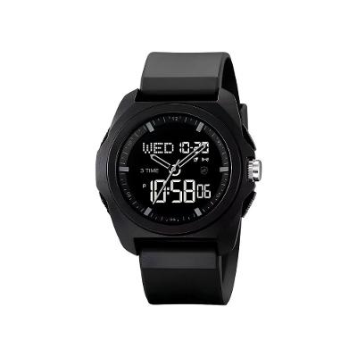 Relógio Analógico e Digital à Prova d’Água com Alarme, Cronômetro e Pulseira de Silicone - Survivor - Gshield