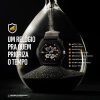 Relógio Analógico e Digital à Prova d’Água com Alarme, Cronômetro e Pulseira de Silicone - Survivor - Gshield - 2