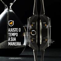 Relógio Analógico e Digital à Prova d’Água com Alarme, Cronômetro e Pulseira de Silicone - Survivor - Gshield - 5