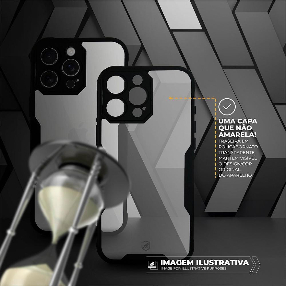 Capa case capinha para iPhone 17 - Dual Shock Sense Preta - Gshield - 3