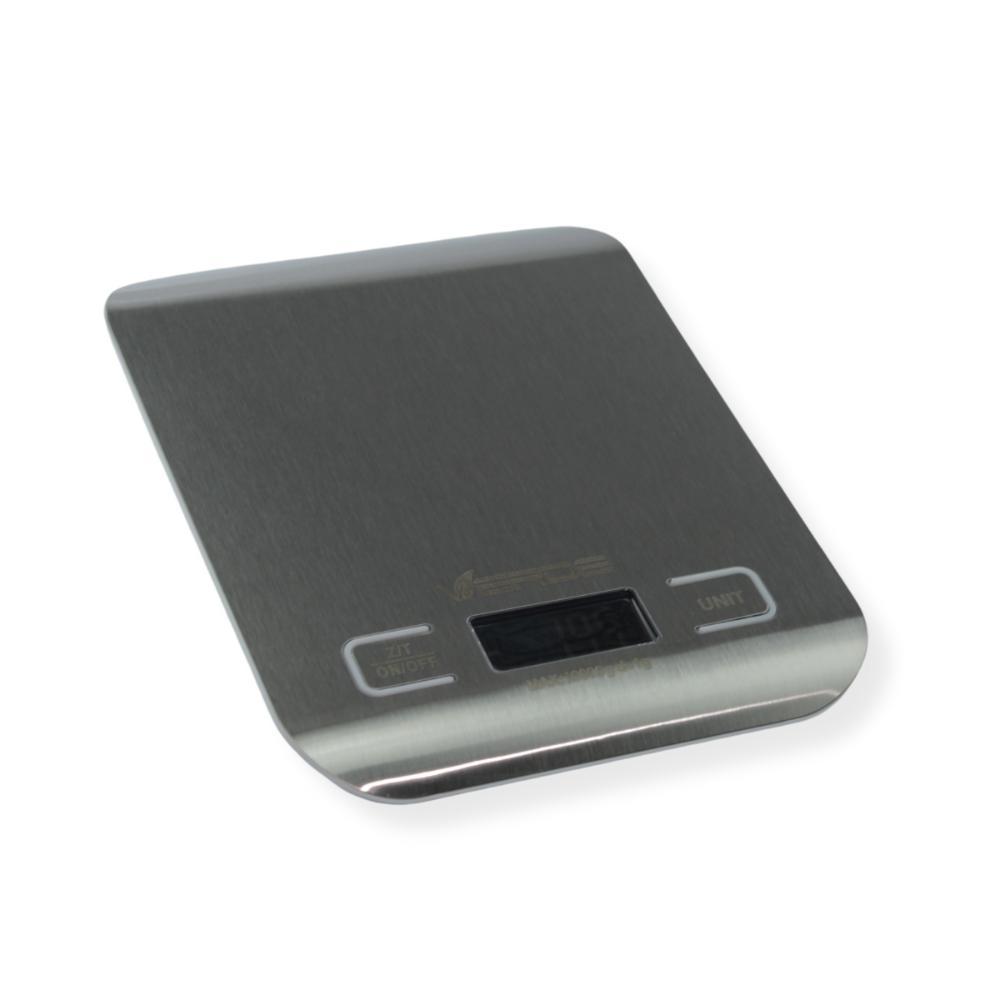 Balança Digital de Alta Precisão para Cozinha - 1g a 10kg - Aço Inox - Verde - 1