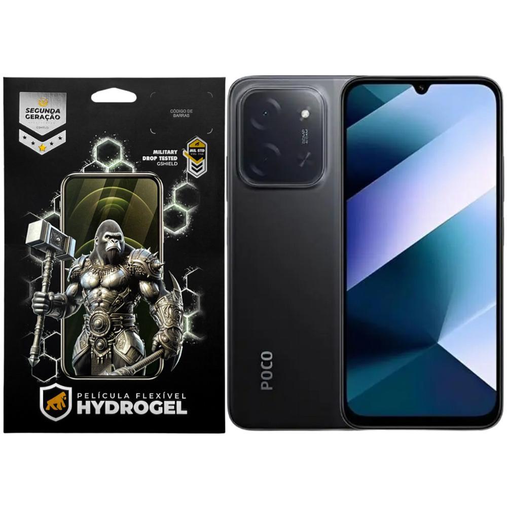 Kit Película Frontal + Traseira para Xiaomi Poco C85 - Proteção Completa - Gshield - 1