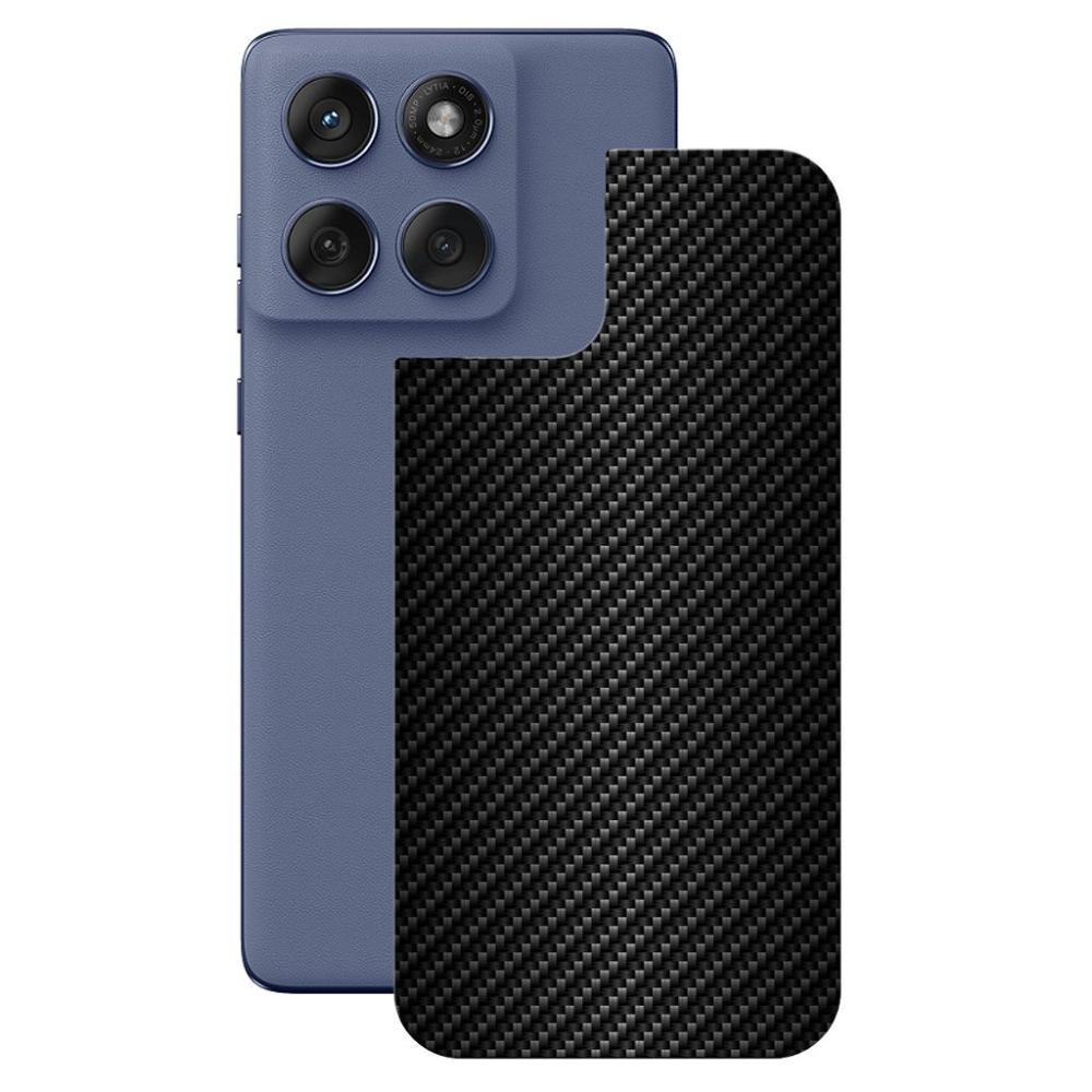 Película para Motorola Moto Edge 60 Fusion - Traseira de Fibra de Carbono Preta - Gshield - 1