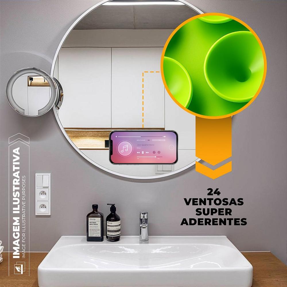 Kit Capa Crystal Slim para Iphone 13 + Ventosa VERDE Gshield - 3