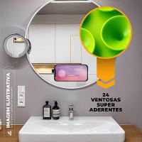 Kit Capa Crystal Slim para Iphone 13 + Ventosa VERDE Gshield - 3