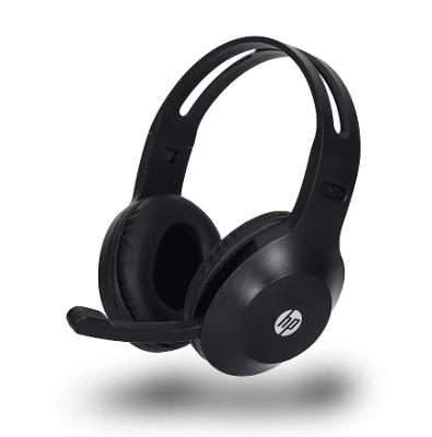 Headset Headphone com Fio P2 3.5mm com Microfone Integrado 40mm Controle de Volume - 2m - Preto - HP